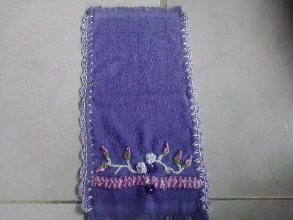 toalinha bordada